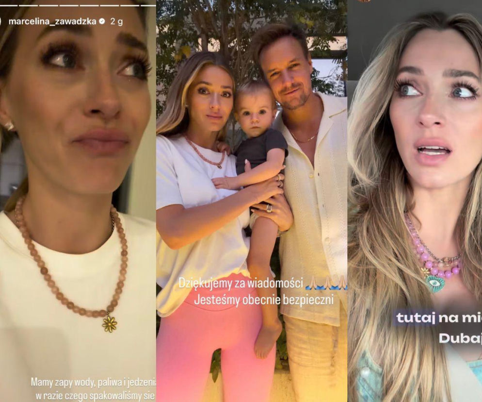 Marcelina Zawadzka w bombardowanym Dubaju