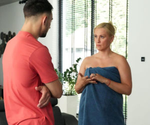 Barwy szczęścia odc. 3285. Mirek (Oliwier Kozłowski), Justyna Zytko (Sylwia Juszczak-Krawczyk)