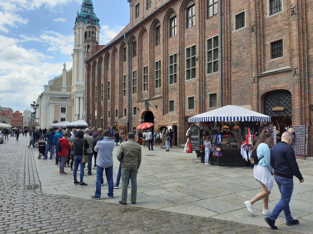 Szczepienia Citomedu na dziedzińcu muzeum
