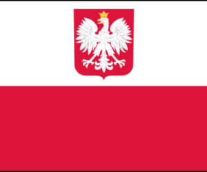 Flaga Polski z Godłem