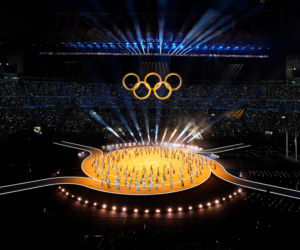 Ceremonia otwarcia IO Mediolan-Cortina d'Ampezzo