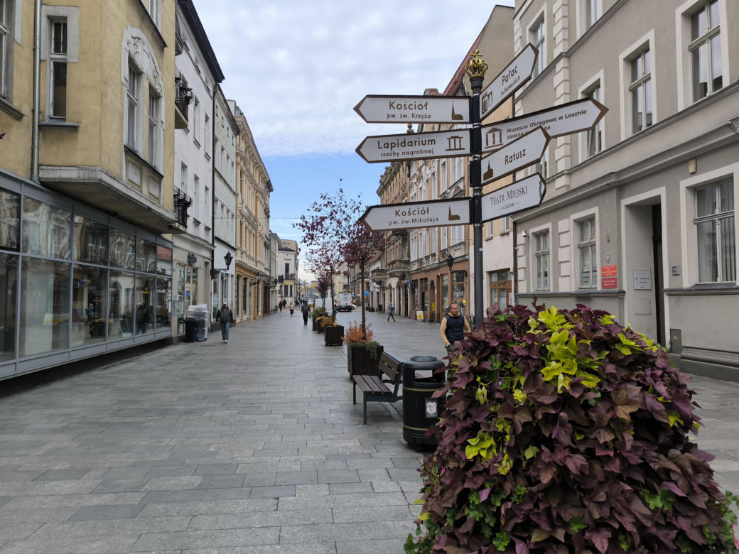 Ulica Słowiańska w Lesznie