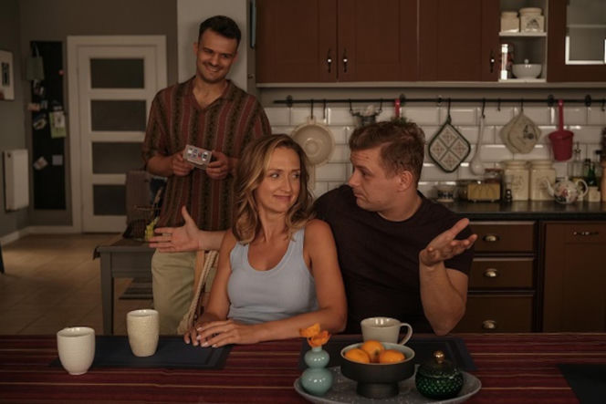 Barwy szczęścia, odcinek 3303. Agata (Natalia Zambrzycka), Ignacy (Olaf Staszkiewicz)