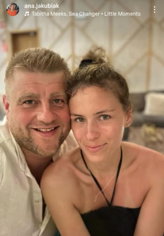 Tomasz Jakubiak z żoną