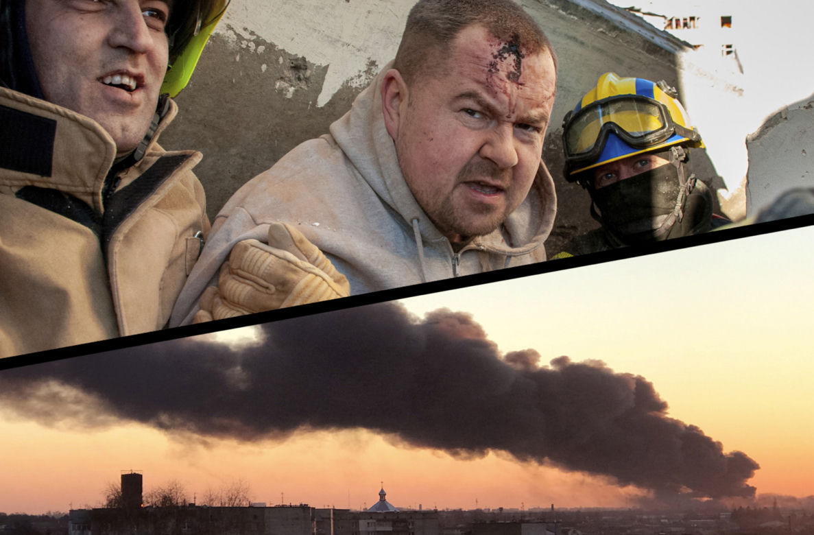 Ukraina. Zbombardowane miasta
