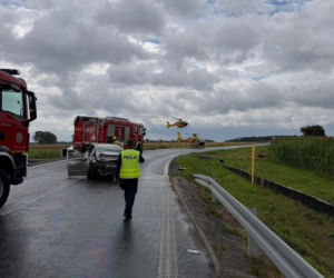 Tragiczny wypadek na Dolnym Śląsku. Dwie osoby nie żyją, droga jest zablokowana!