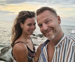 Krystian Wieczorek i jego żona Maria Szafirska-Wieczorek na wakacjach w Grecji