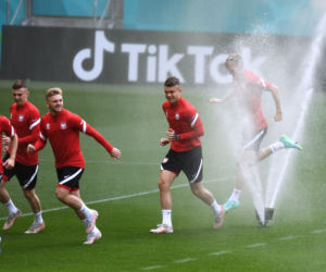 Euro 2021: Polacy w dobrych nastrojach podczas treningu przed meczem ze Słowacją [ZDJĘCIA]