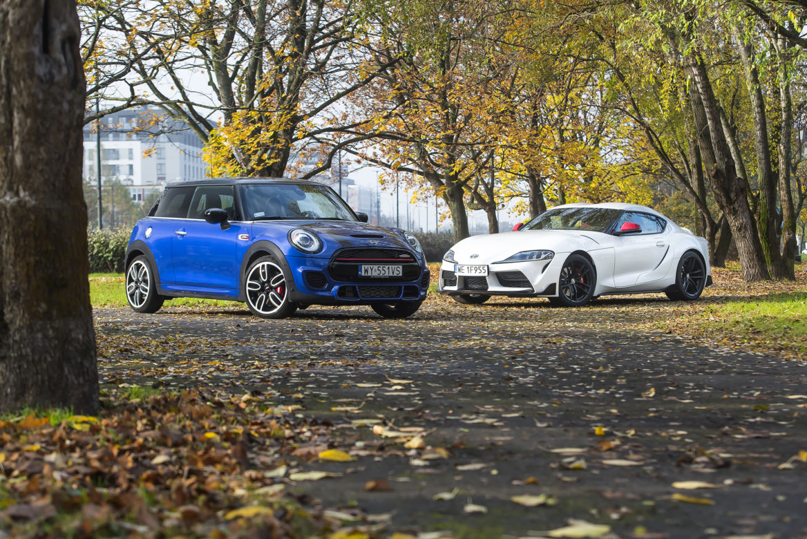 MINI Cooper John Cooper Works 2.0 8AT vs. Toyota GR Supra 2.0 AT8