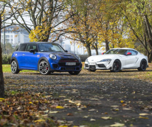 MINI Cooper John Cooper Works 2.0 8AT vs. Toyota GR Supra 2.0 AT8