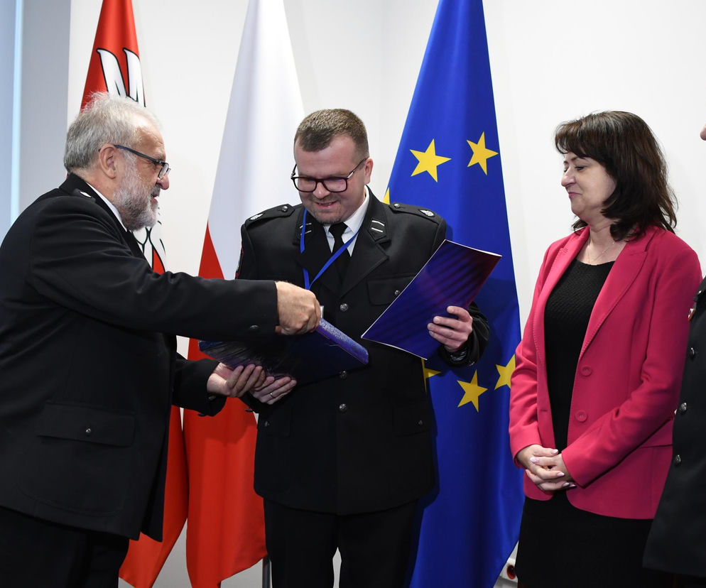 Tytuł Strażaka Miesiąca dla druha OSP w Rudzie w powiecie mińskim