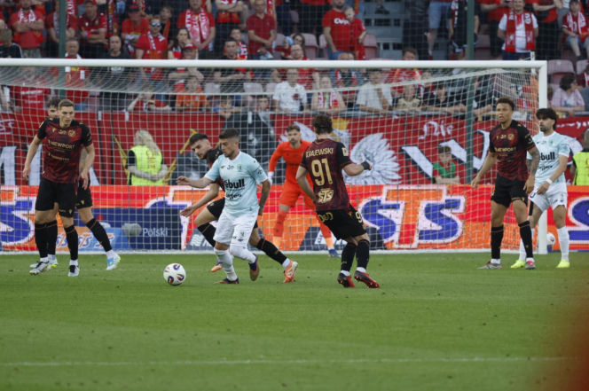 Widzew Łódź - Piast Gliwice: Zdjęcia kibiców i zawodników z meczu 34. kolejki PKO BP Ekstraklasy