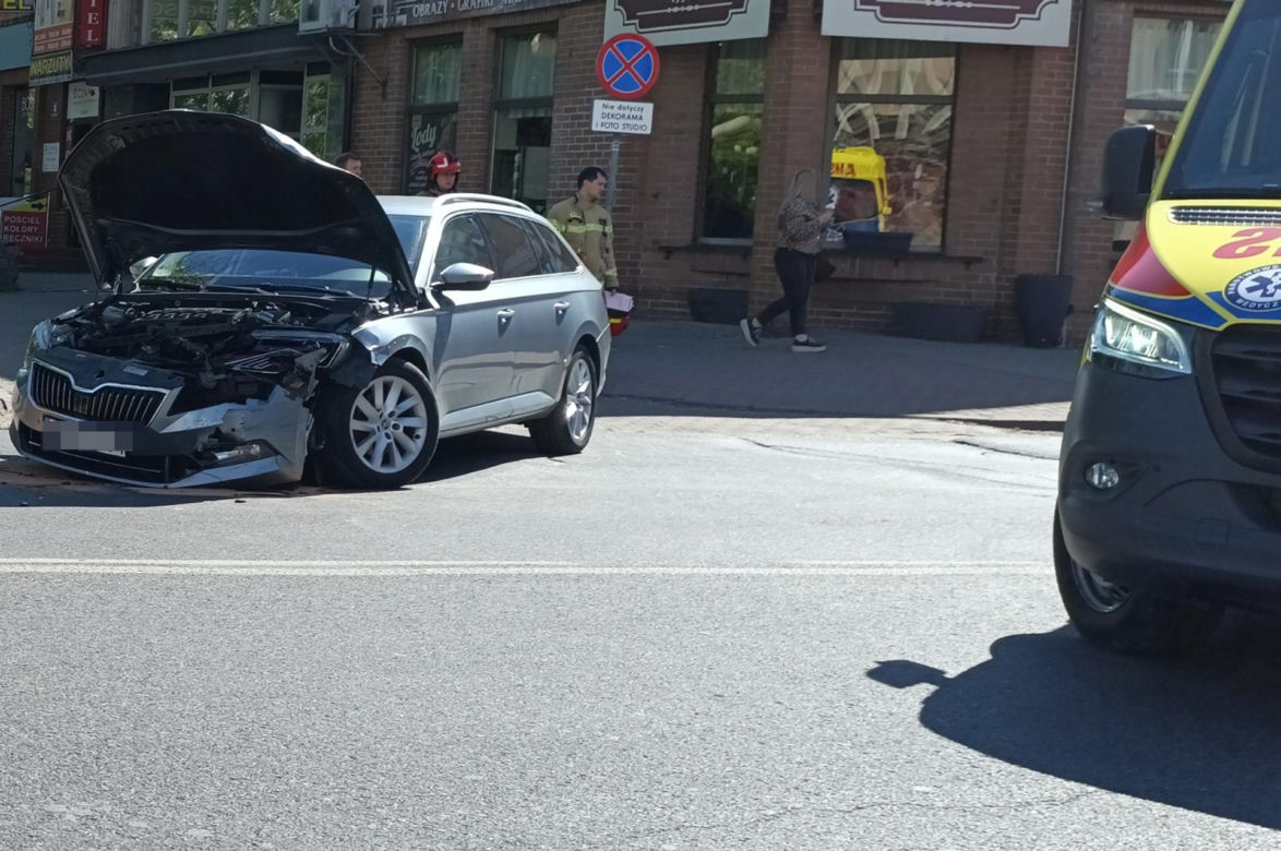 Wypadek samochodowy w Siedlcach
