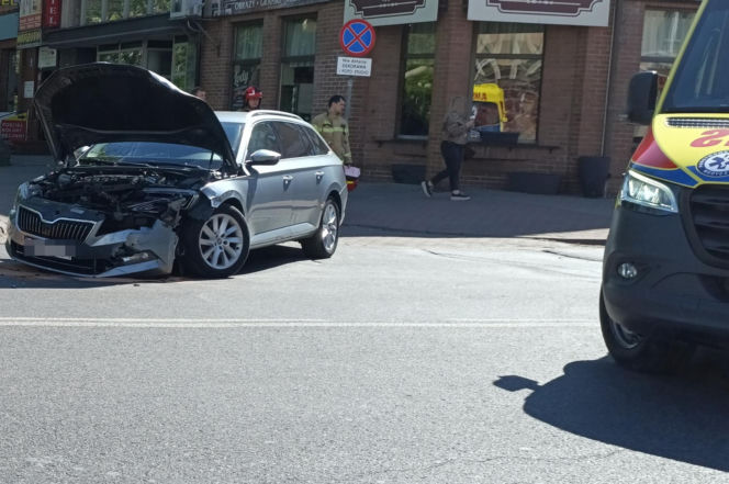 Wypadek samochodowy w Siedlcach