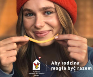 McDonald’s - frytki, które cieszą podwójnie. 1 zł z każdych frytek zostanie przekazana na konto Fundacji