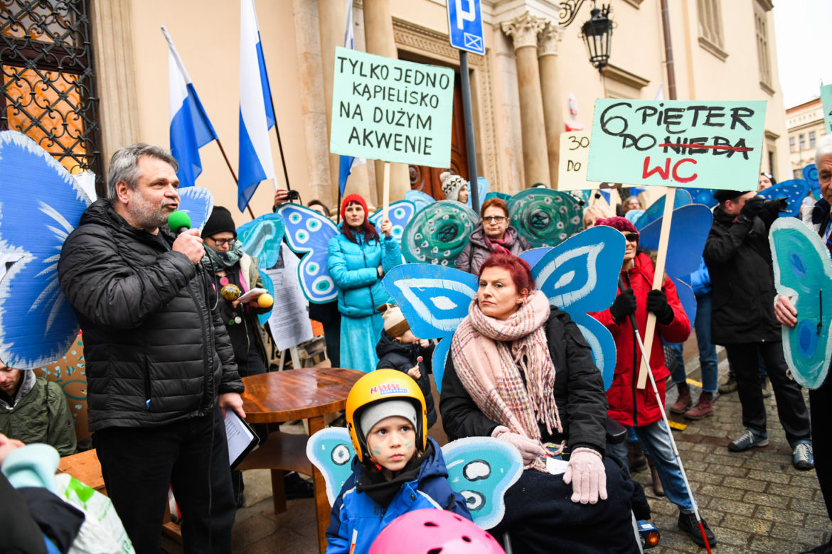 Kraków: Protest w sprawie Zakrzówka