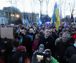 Kijów-Warszawa jedna sprawa. Kolejny protest pod ambasadą Rosji