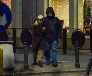 Agnieszka Kaczorowska i Marcin Rogacewicz na kolacji