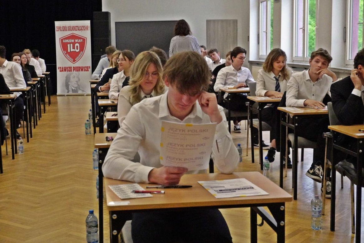 Egzamin maturalny z języka polskiego w I LO w Gorzowie Wielkopolskim