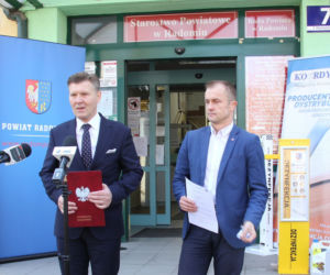 Dezynfekatory trafiły do powiatu radomskiego