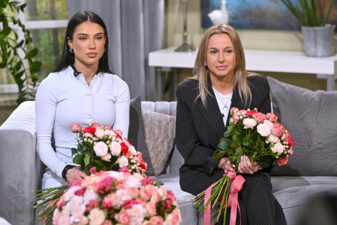Natalia Natsu Karczmarczyk z mamą u Krzysztofa Ibisza