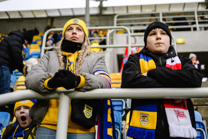 Arka Gdynia - Legia Warszawa: Zdjęcia kibiców z meczu 20. kolejki PKO BP Ekstraklasy