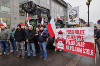 Rolnicy z regionu Siedleckiego protestowali w Siedlcach