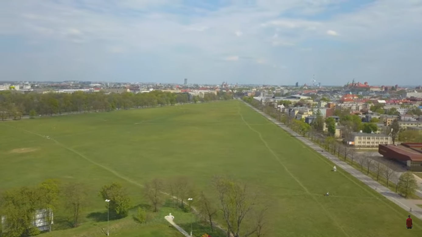 Kraków z lotu ptaka