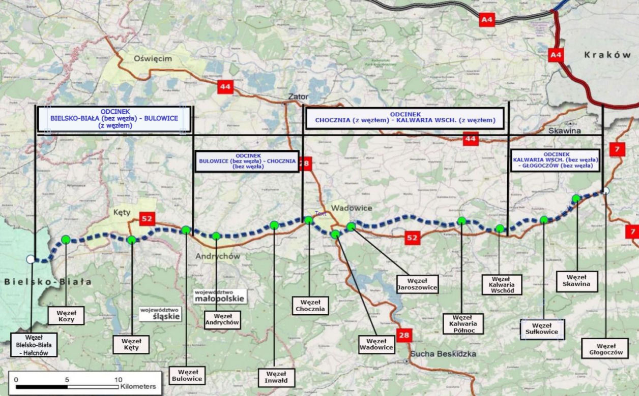 Połączy województwo śląskie z małopolskim. Znamy trasę Beskidzkiej Drogi Integracyjnej