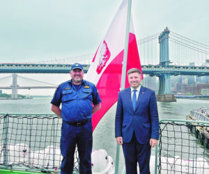 ORP Wodnik zawinął do NYC