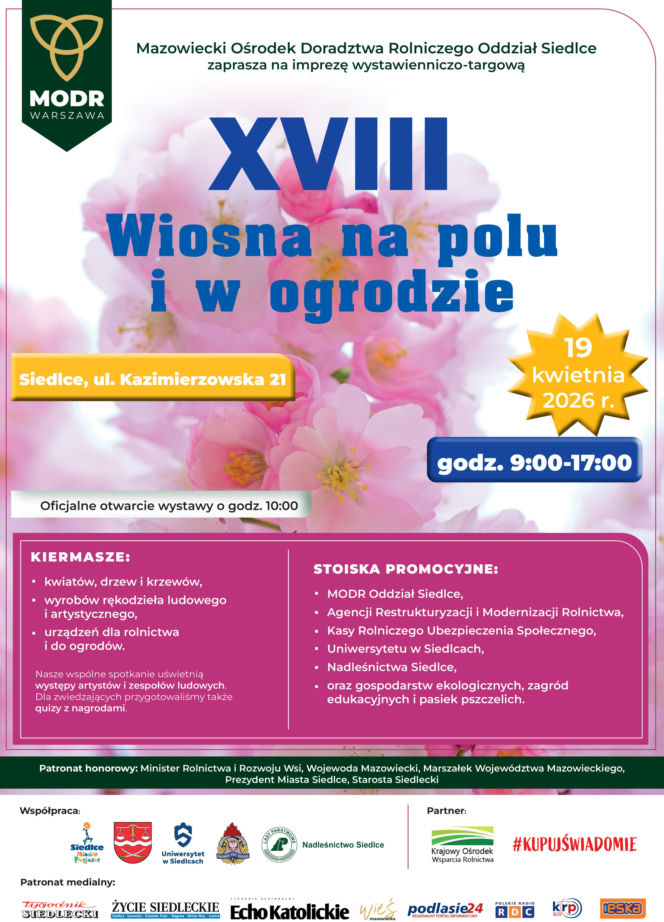 Targi ogrodnicze 2026 Siedlce