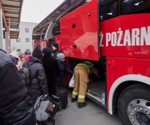 Podkarpaccy strażacy angażują się w pomoc humanitarną [GALERIA]