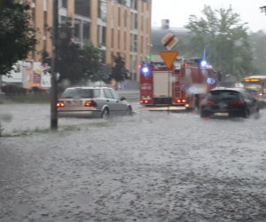 Stara Miłosna pod wodą