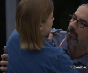 M jak miłość, odcinek 1453 po wakacjach: Katia (Joanna Jarmołowicz), Werner (Jacek Kopczyński), 