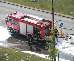 Wybuch auta z gazem spalił zywcem dwóch pracowników