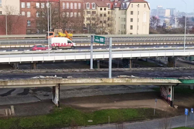 Rozpoczęła się rozbiórka łącznic Trasy Zamkowej