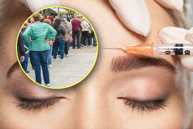 Darmowy botoks w centrum handlowym. Tłumy klientów rzuciły się na promocję!