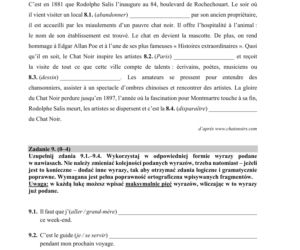 Matura 2020 AKUSZE CKE: j. francuski p. rozszerzony, 10