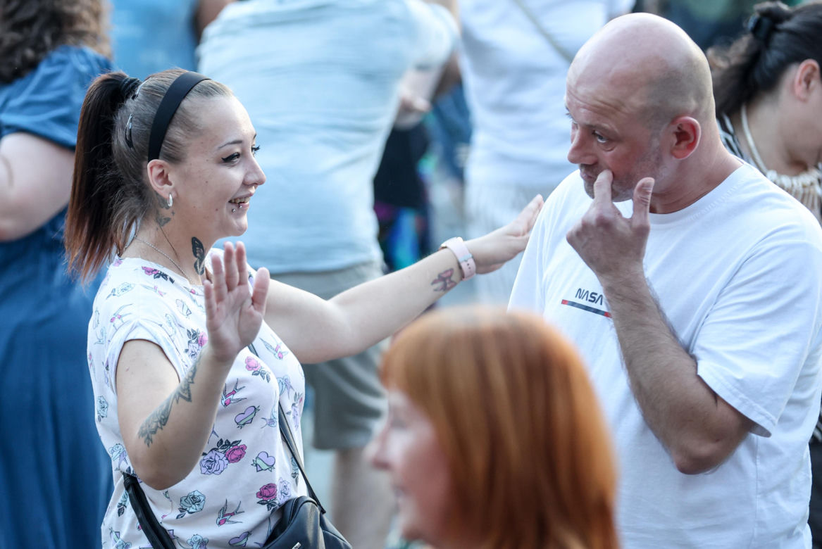Potańcówka w Katowicach na Rynku "Roztańczony Wyspiański"