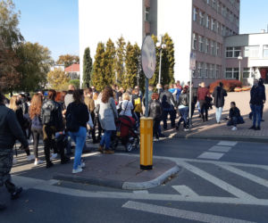 Blokada drogi w Tarnowie - protest