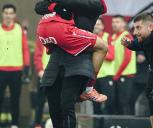 Widzew Łódź - Lech Poznań: Zdjęcia kibiców i zawodników z meczu 24. kolejki PKO BP Ekstraklasy