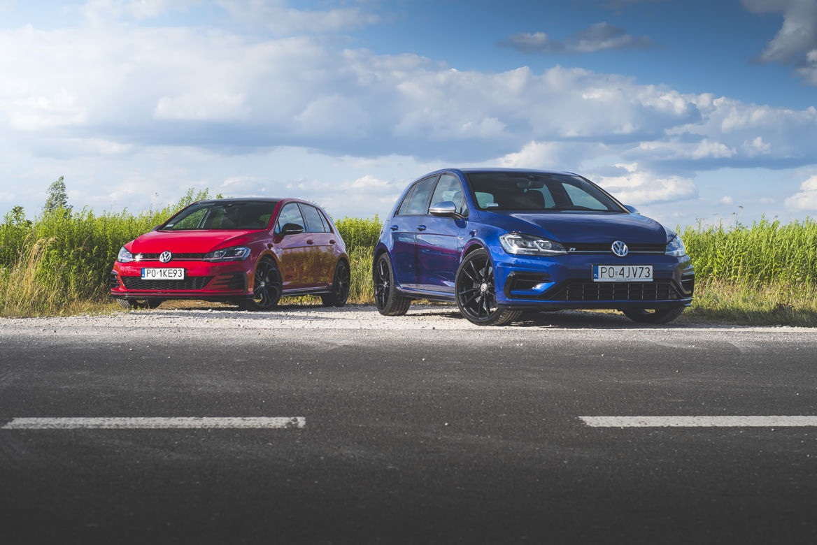 Volkswagen Golf GTI TCR 5D 2.0 TSI 290 KM DSG7 vs. Volkswagen Golf R 5D 2.0 TSI 300 KM DSG7 4Motion