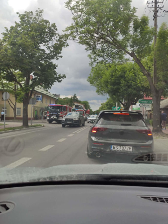 Zadymienie w budynku STBS przy ul. Starowiejskiej w Siedlcach