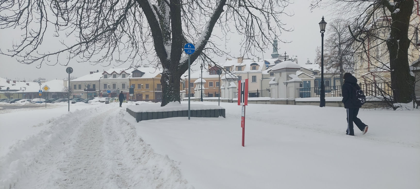 zima w Zamościu