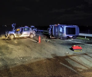 Wypadek na A4 pod Oławą