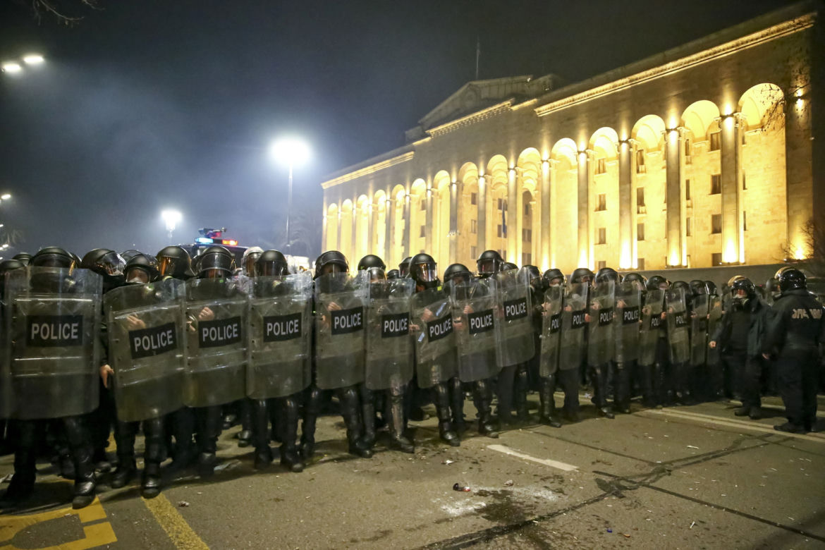 Protesty w Gruzji
