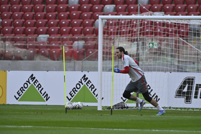 Trening reprezentacji Polski przed meczem ze Szwecją