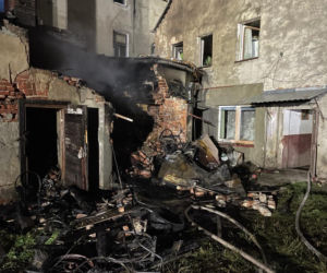Górowska policja wyjaśnia okoliczności pożaru w Wąsoszu