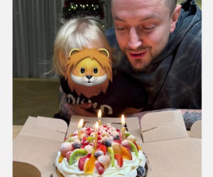 Aleksander Milwiw-Baron już świętował urodziny. Taką niespodziankę przygotowała dla niego Sandra z Leosiem