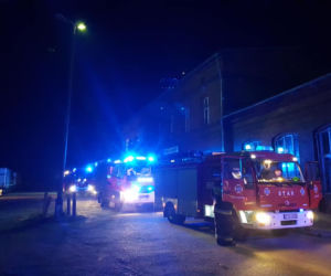 Pożar lokomotywy na dworcu w Jastrowiu! Jedna osoba poszkodowana